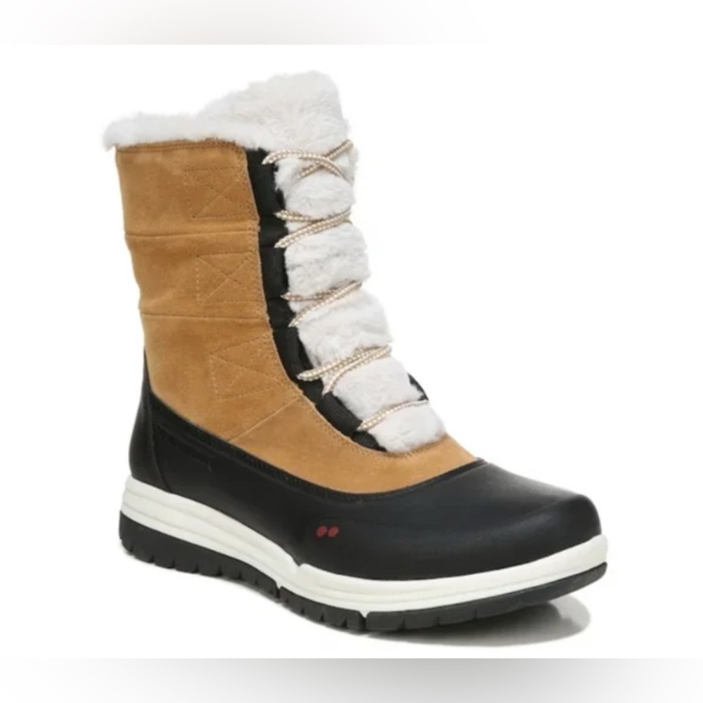 Ryka Womens All Access Leather Lace Up Warm Winter & Snow Boots Shoes - Picture 1 of 4
